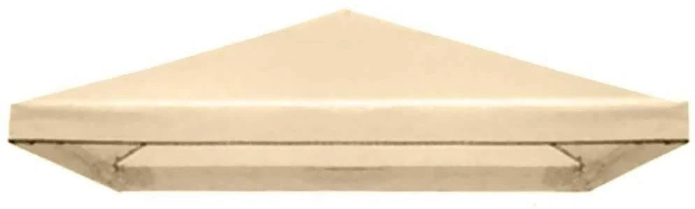 Telo top di ricambio per gazebo mt 3x3 di coperturaÊ colore ecr�