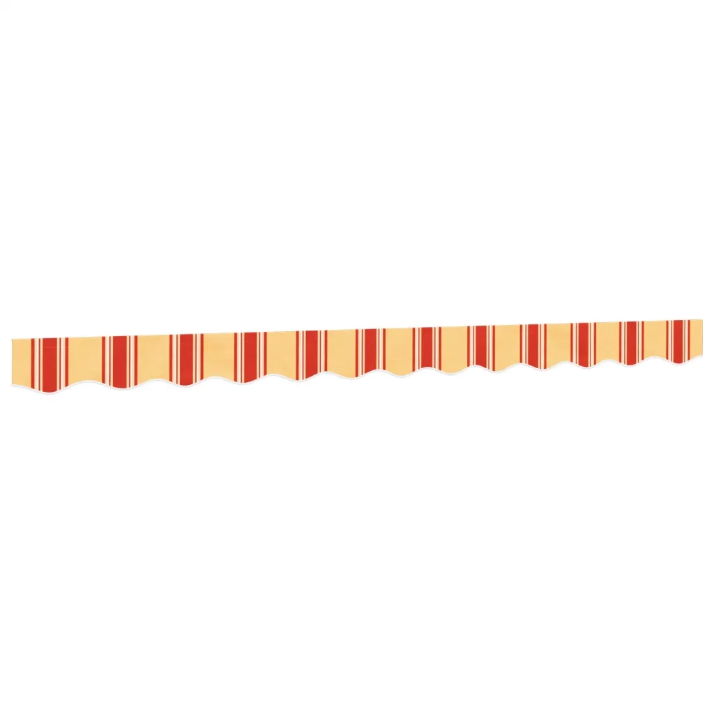 Tessuto Ricambio per Mantovana Tenda Righe Giallo Arancione 3 m 367792