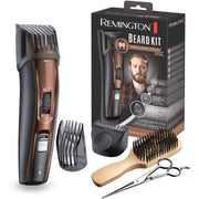 Remington MB4046 Set da barba, Kit regolabarba, Lame in titanio autoaffilanti, Zoccoli regolabili, Batteria al litio