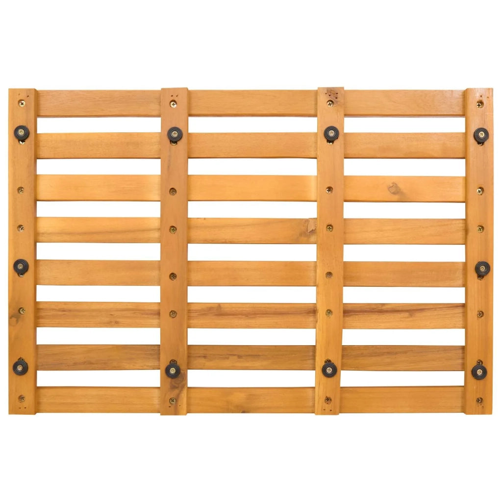 Tappeto da bagno Tinta unita Marrone 56 x 37 x 2,5 cm legno 42025258
