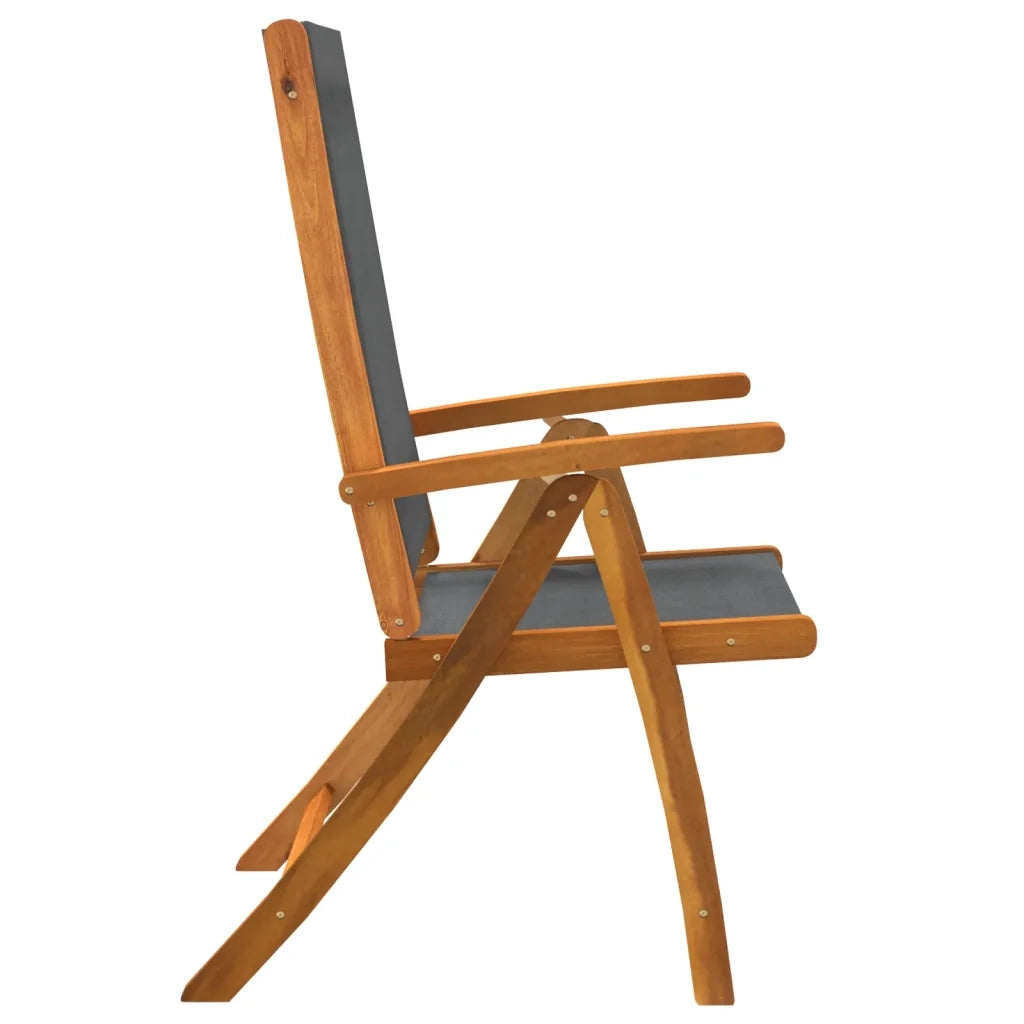 Set Pranzo da Giardino 7pz Legno Massello di Acacia e Textilene 3279262