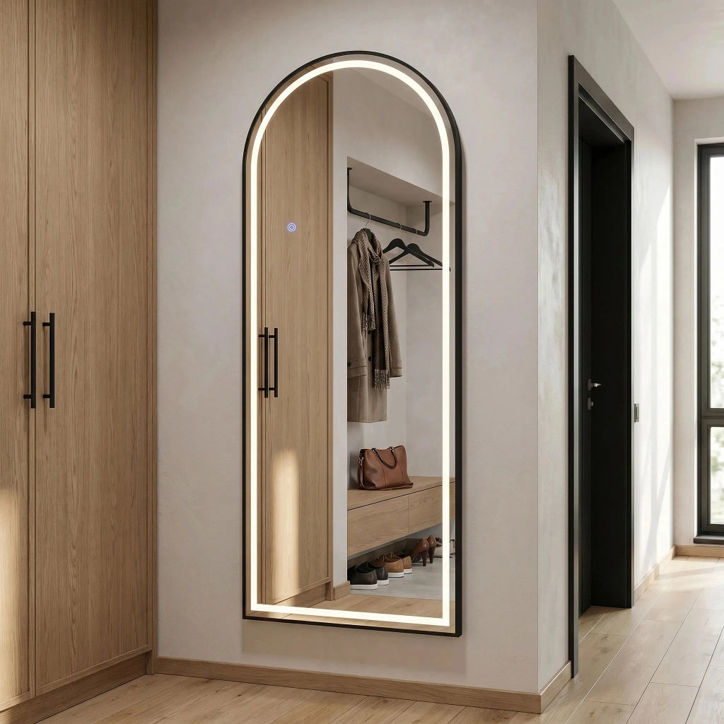 Specchio Led Orbit 60x170cm Black
