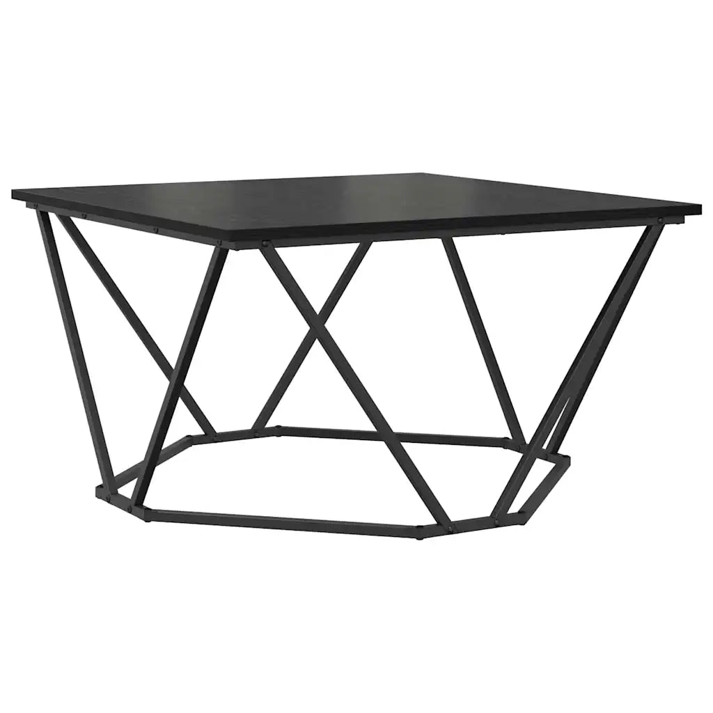 Tavolino da salotto Rovere Nero 80 x 80 x 45 cm 868273