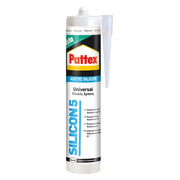 SILICONE ACETICO UNIVERSALE RAL 9010 bianco ml 280- 25 pezzi  - PATTEX