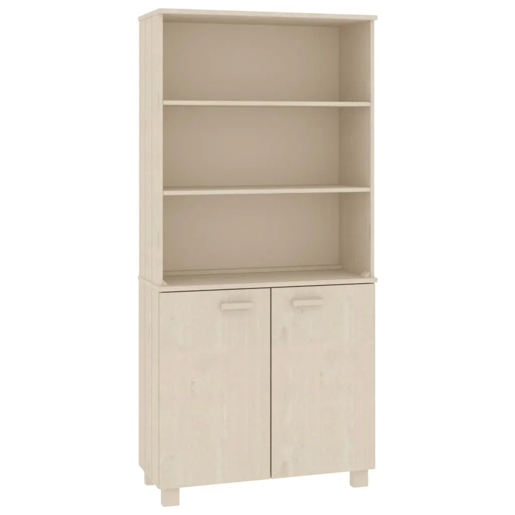 Credenza | Madia | Buffet da pranzo | Armadio da pranzo HAMAR in Legno Massello di Pino Marrone