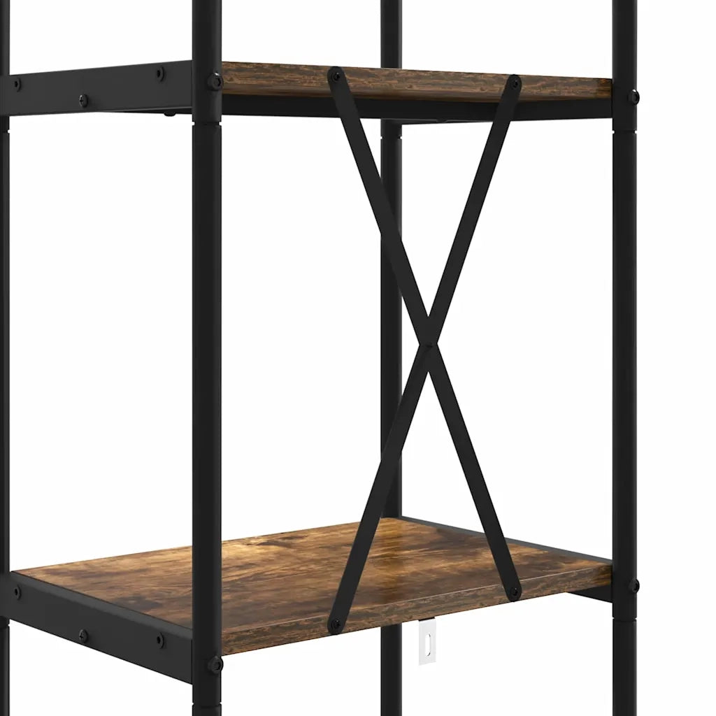 Libreria Rovere fumé 40 x 30 x 146 cm Legno multistrato 879877
