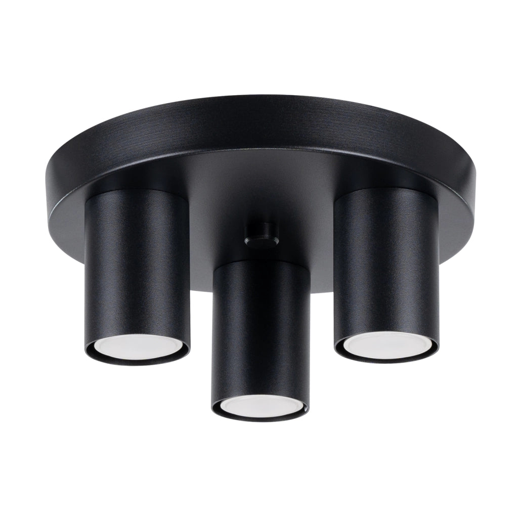 Lampada a soffitto LAGOS 3P nero