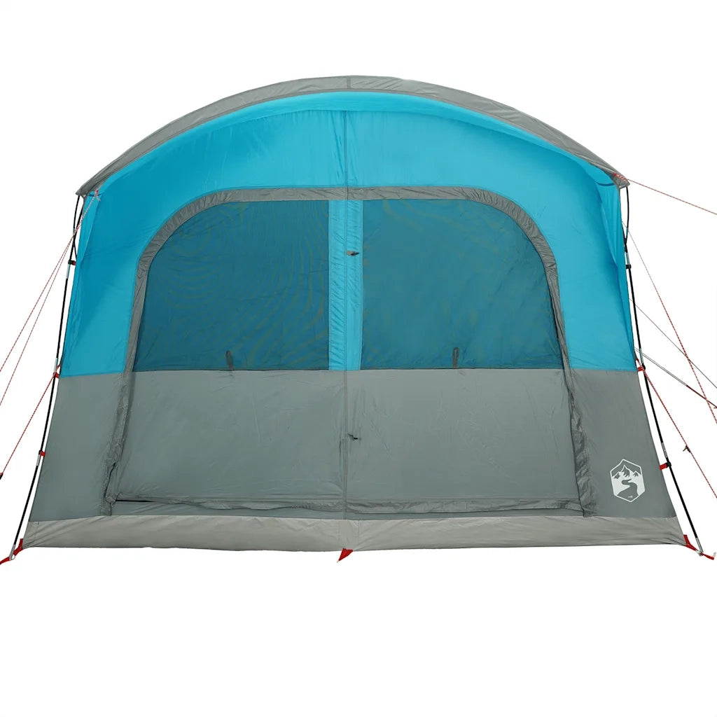 Tenda da Campeggio da Auto per 4 Persone-Tenda per Famiglie Blu Impermeabile 837406