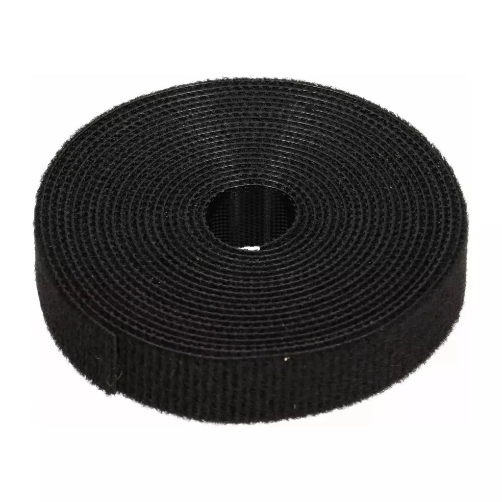 NASTRO ADESIVO CON VELCRO 3M NERO.