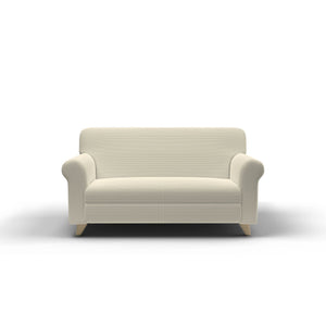 Copridivano Elasticizzato 3 Posti in Poliestere Leslie Panna