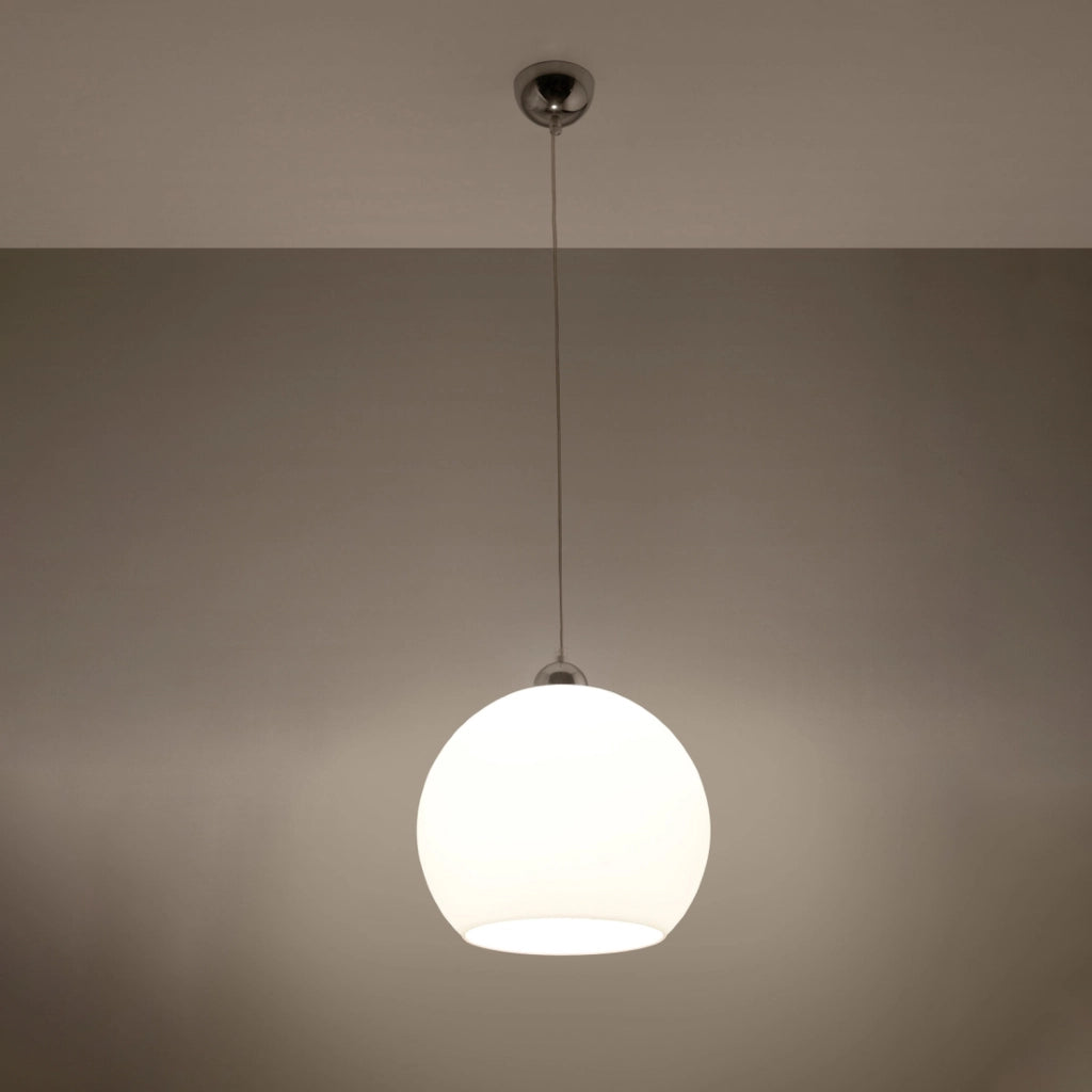 Lampada a sospensione ROTUND bianca Pure Lume E27 30cm