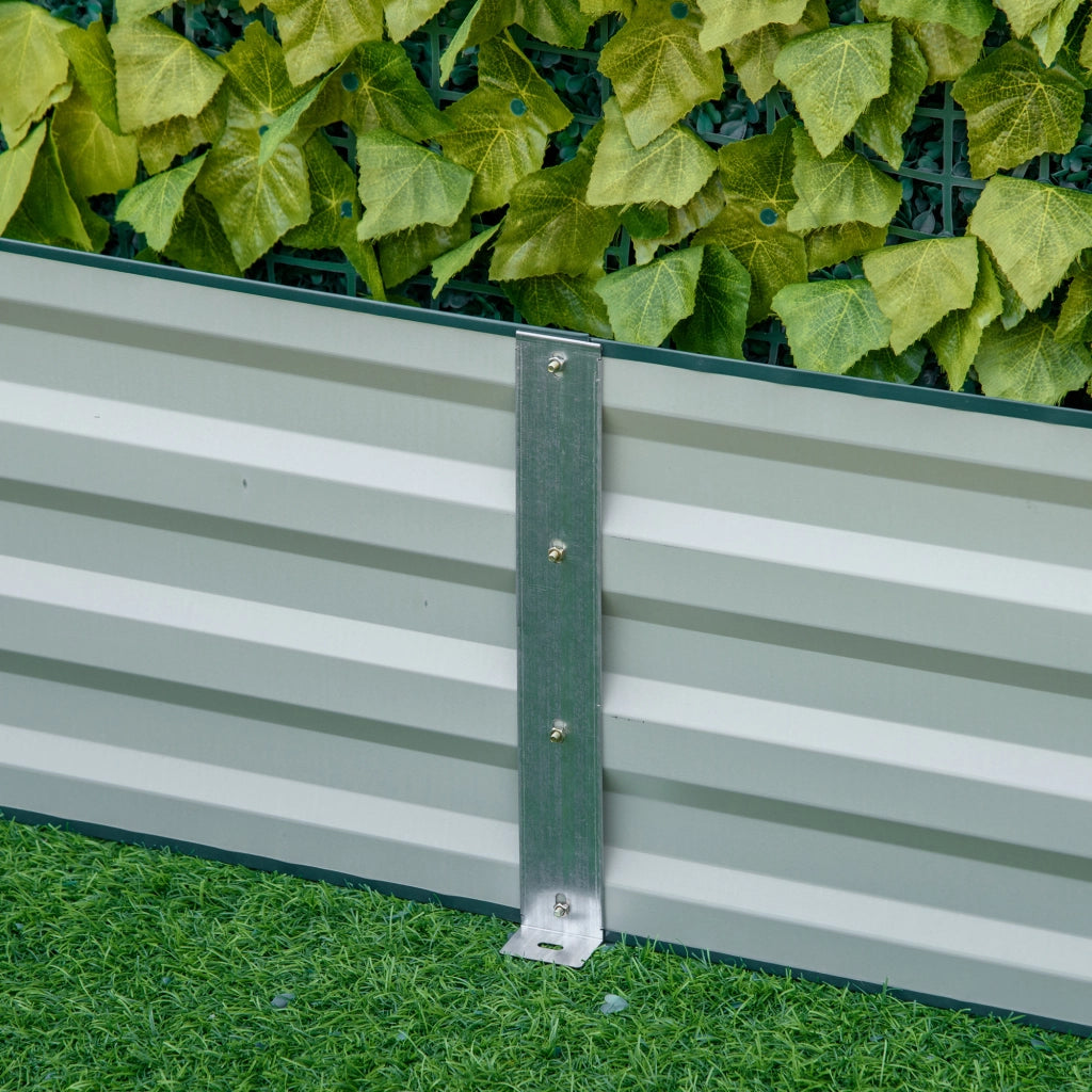 Vaso da giardino rettangolare ¨C zephmum ¨C verde scuro 241x90x30 cm
