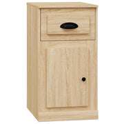 Mobiletto laterale con cassetto ergonomico contenitore 40 x 50 x 75 cm legno composito rovere Sonoma 02_0048270