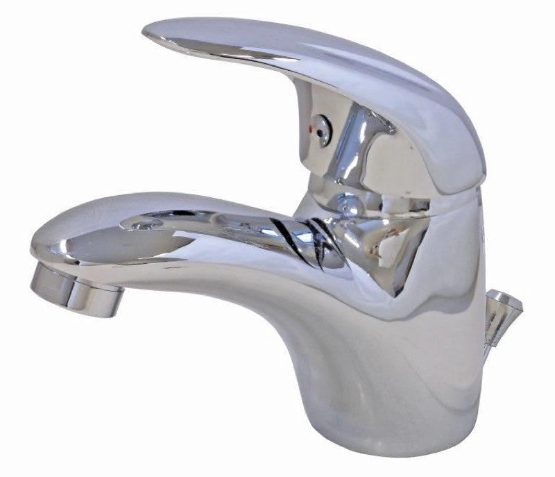 MISCELATORE LAVABO PERLA IN OTTONE CROMATO CARTUCCIA  mm. 40
