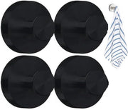 Set di 4 maniglie per asciugamano rimovibili, adatte per infissi di finestra della doccia, maniglie per appendere e maniglie metalliche per asciugamano e doccia; accessori da bagno decorativi.