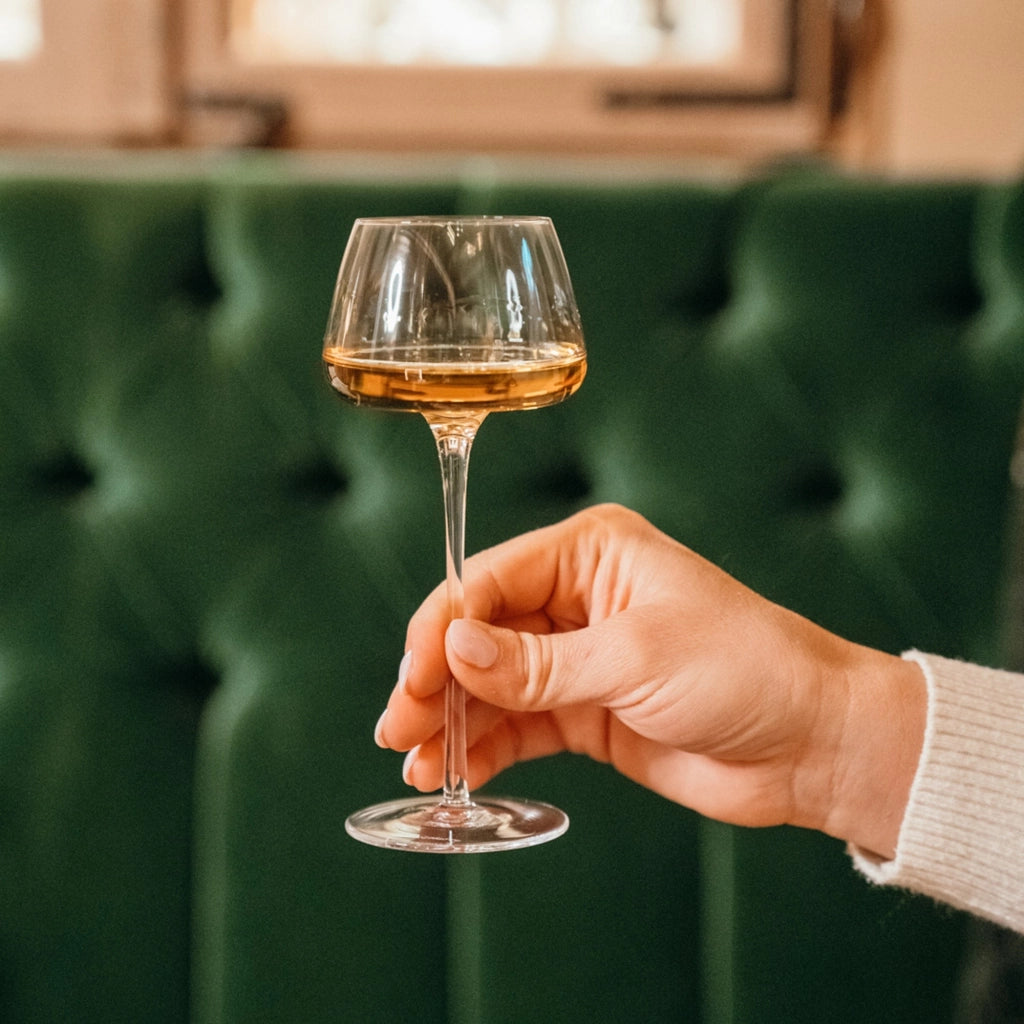 Zafferano Calice Ultralight per Distillati in Vetro Sonoro Superiore, Set da 2 Pezzi, Design Elegante e Leggero per Degustazione Professionale