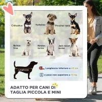 Passeggino per Cani Piccoli Pieghevole con Maniglione Girevole, Ruote con Freni e Cestino, Marrone