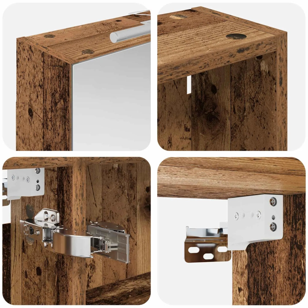 Set di Armadi da Bagno 3 pz 140 x 14,5 x 70 cm 3403790