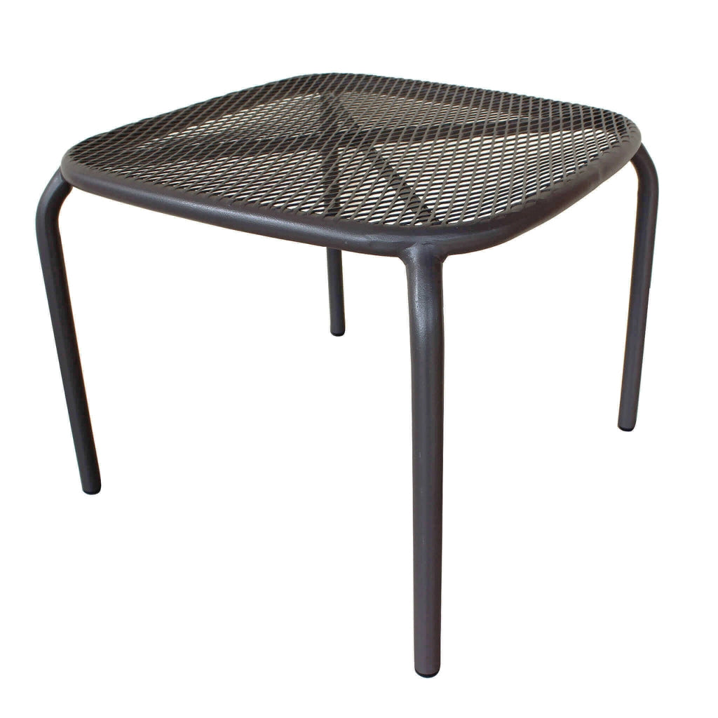 Tavolo da Giardino in Acciaio cm 40x40x43 - DELL