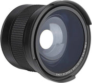 Obiettivo Fissoide con Grande Angolo 0,35x - 58 mm Interfaccia per Fotocamera - Macro Close-up - Cassetto in Metallo Leggero - Resistente alle Forme - Adatto per Fotocamere SLR/DSLR - Obiettivo per Fotocamera