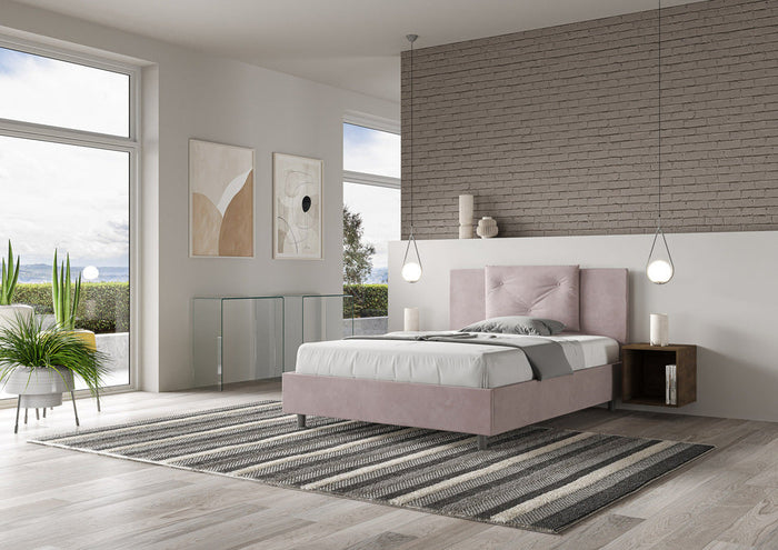 Letto Matrimoniale Francese 140x210 cm con Rete Appia Glicine