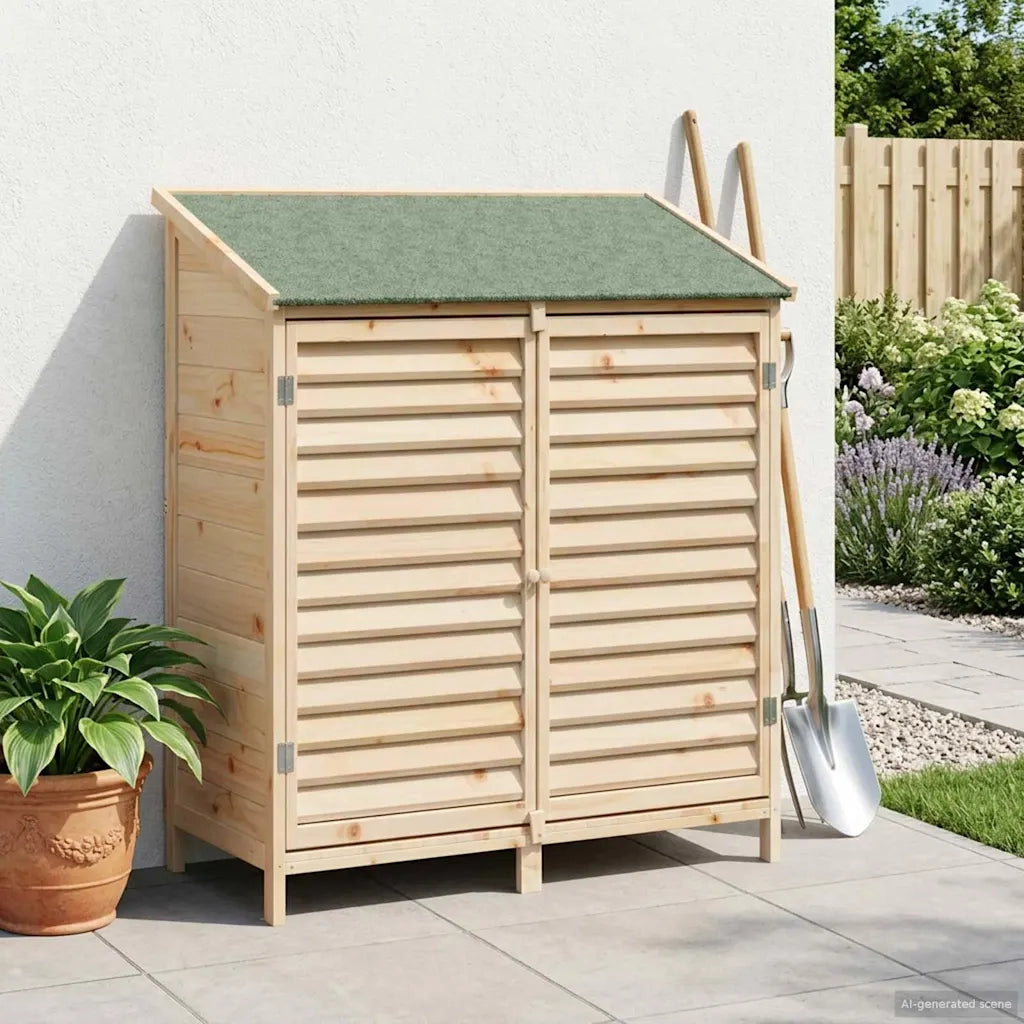 Capanno da Giardino Naturale 106 x 56 x 113,5 cm