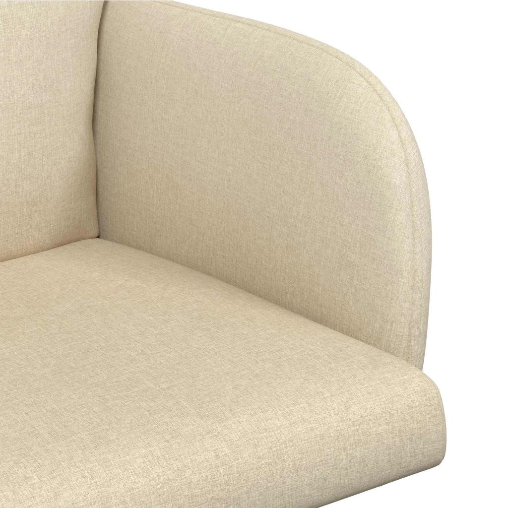 Sedie da pranzo 6 pz Tessuto Crema 60 x 56 x 96 cm 3428371