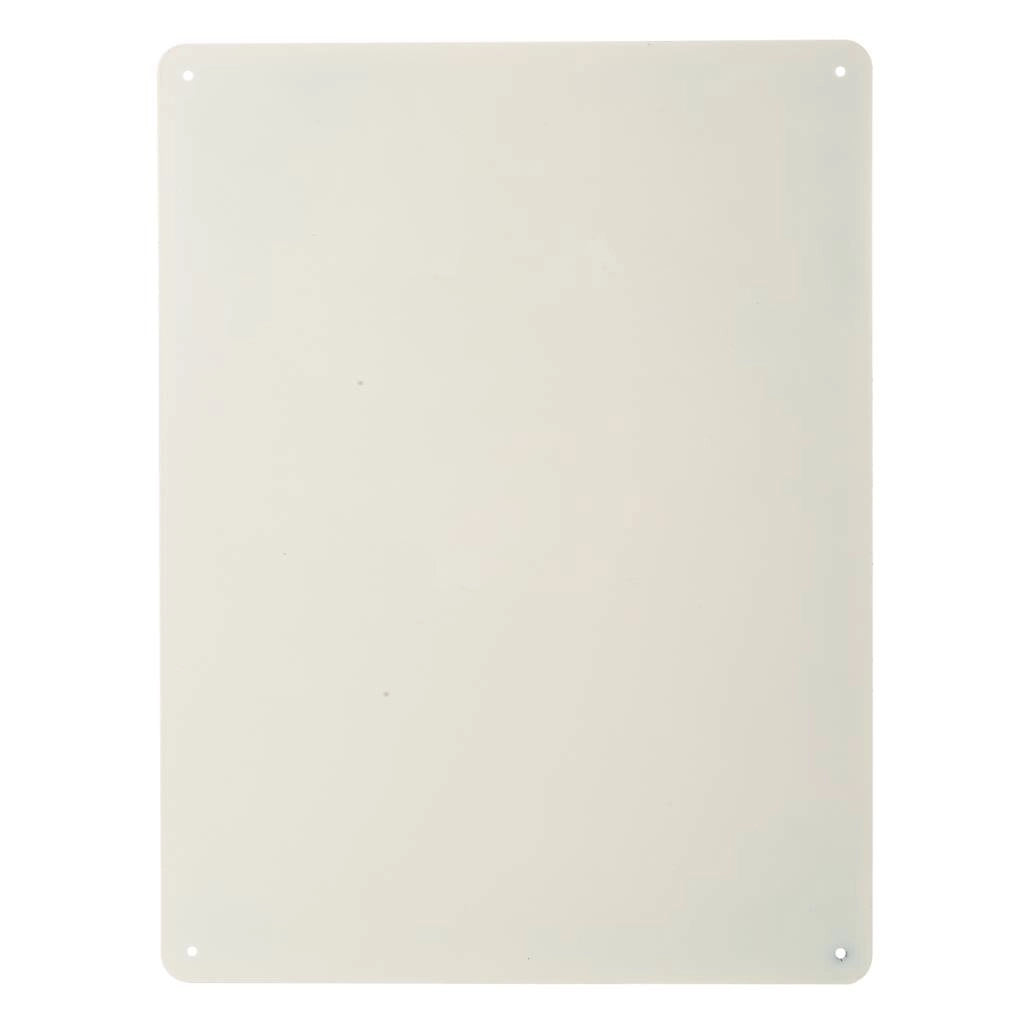 Piastra da parete in metallo rosso 25x33x0,06h