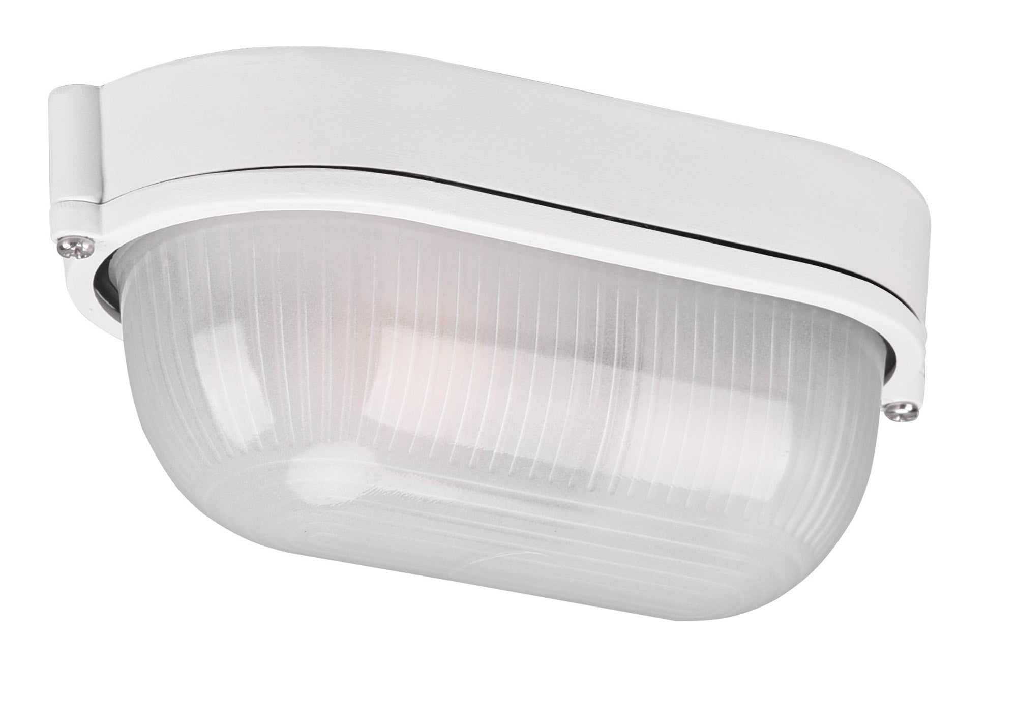 Plafoniera da Esterno Attacco E27 in Alluminio Bianco Opaco