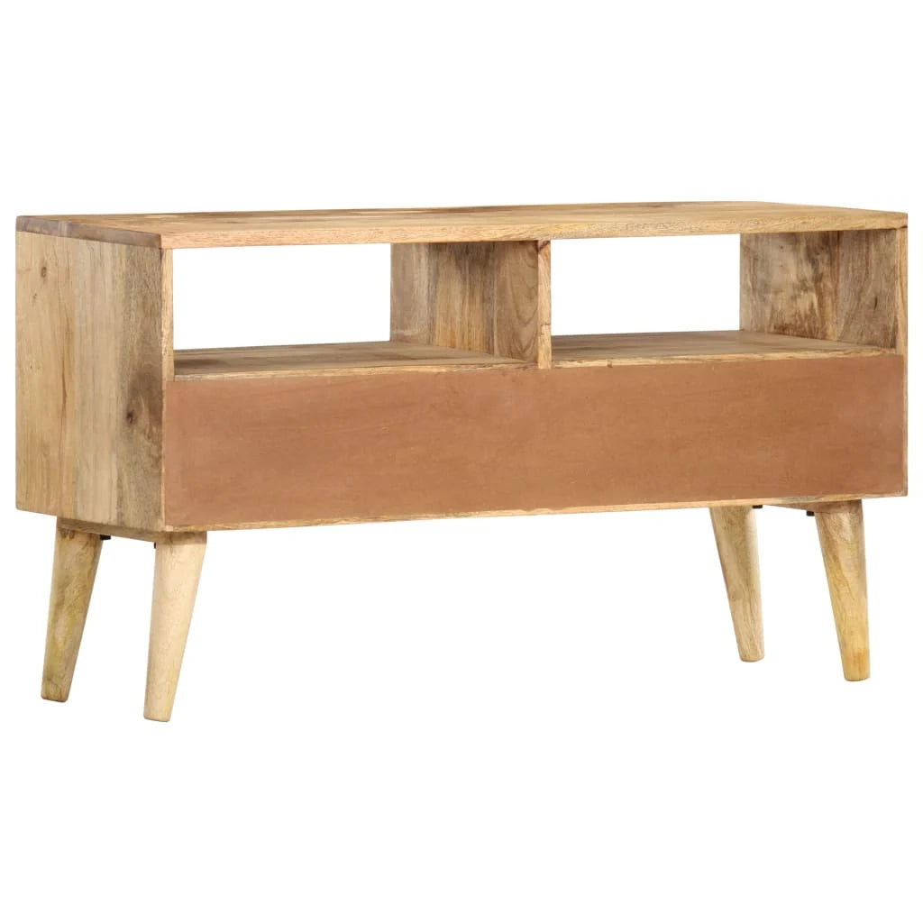 Mobile TV multimediale scaffale TV credenza mobile TV sala da pranzo soggiorno camera da letto 90 x 30 x 50 cm legno massello di mango marrone 02_0026343