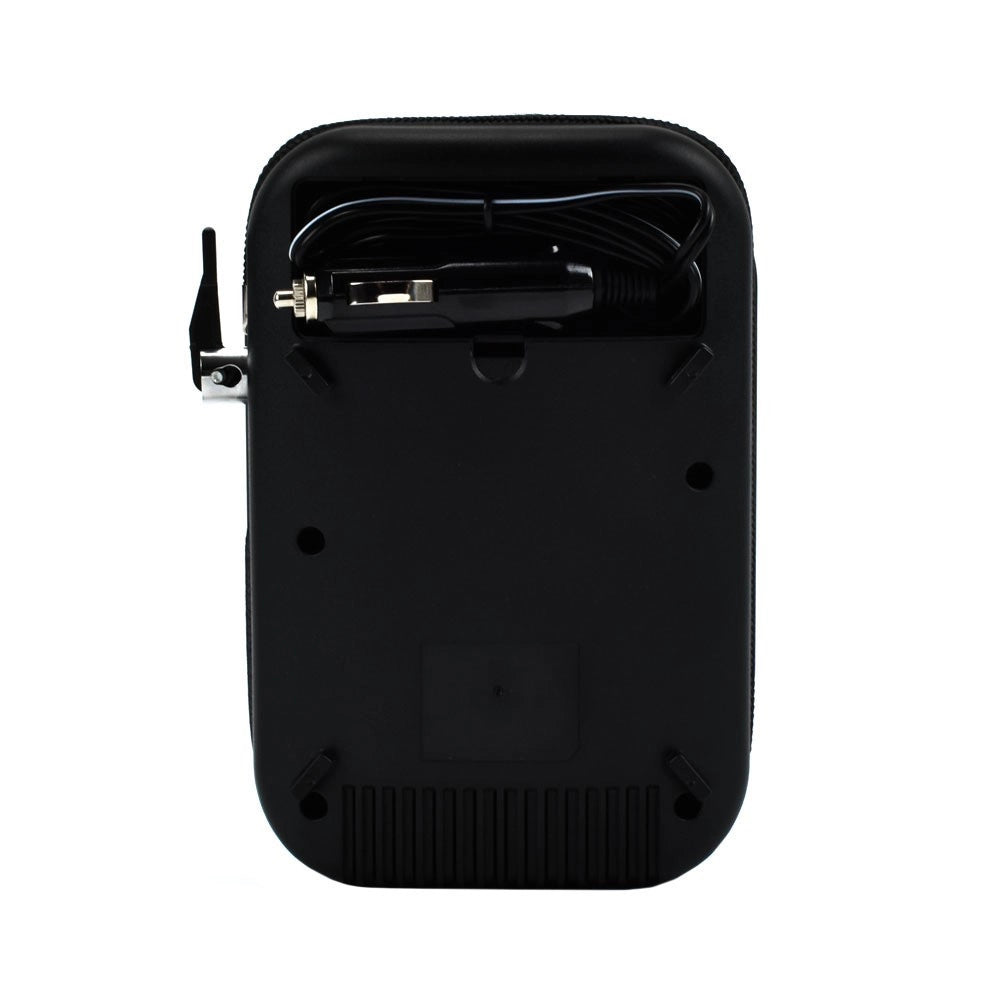 Trade Shop - Compressore D'aria Pompa Per Auto 120w Cavo Accendisigari 12v Manometro Q-dq025 -
