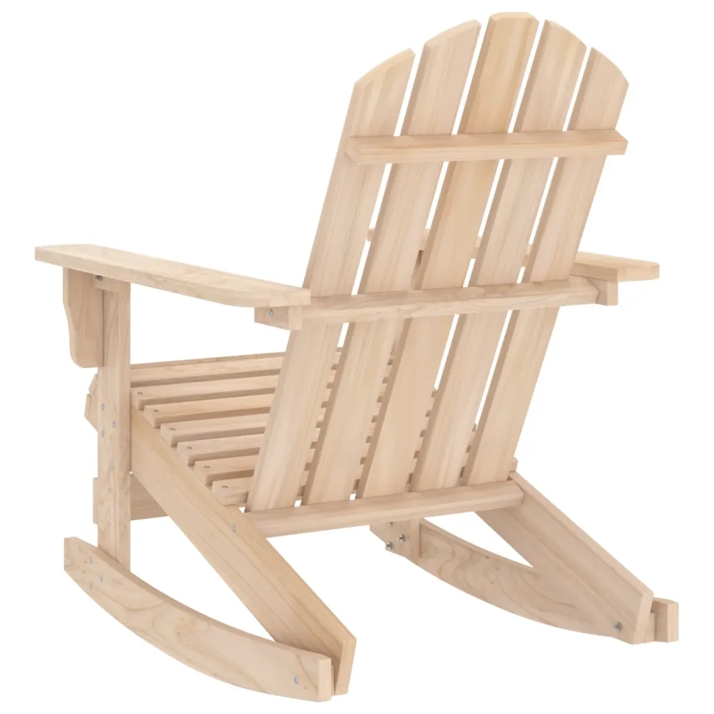 Sedia a Dondolo da Giardino Adirondack in Massello di Abete  cod mxl 20699