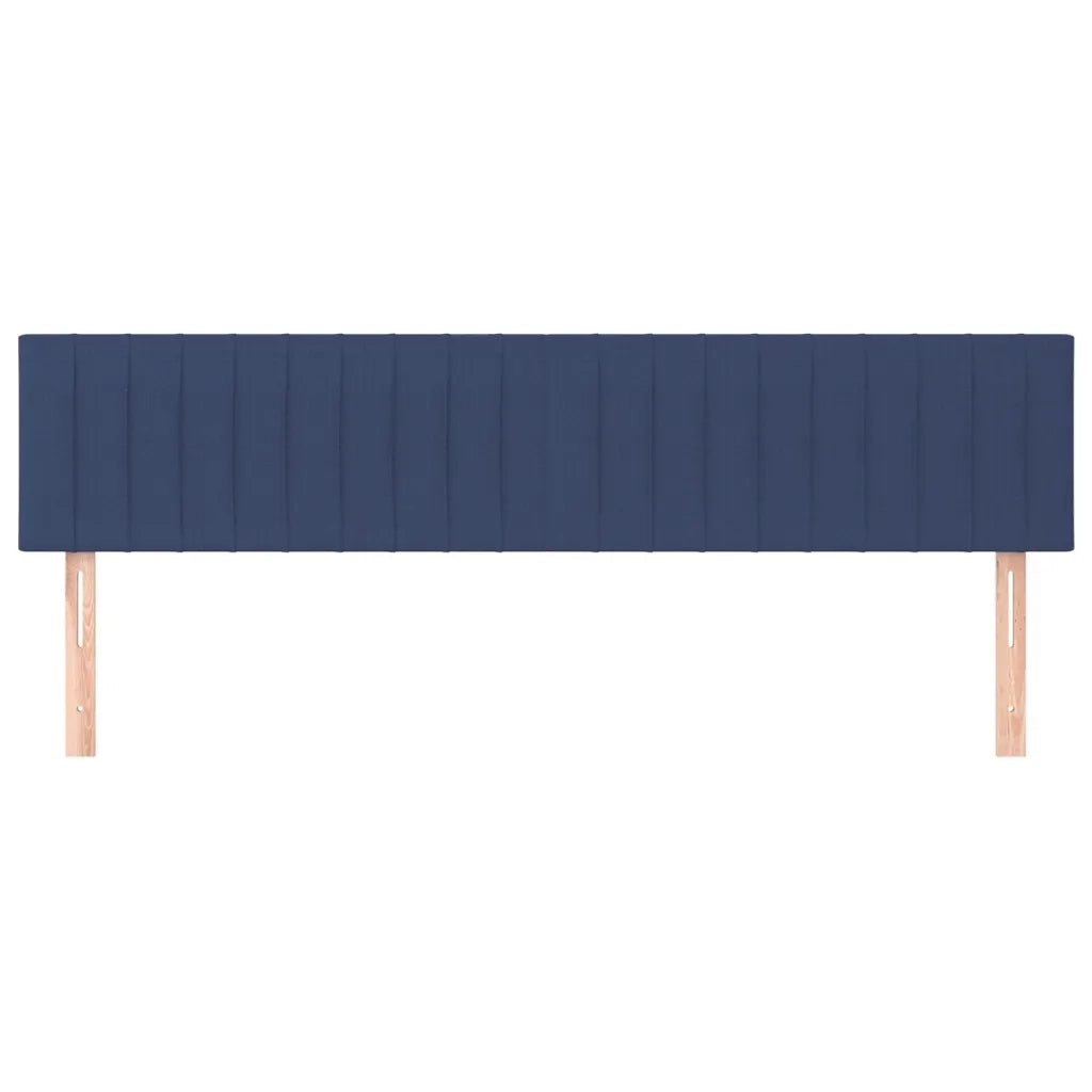 Testiera | Testata Blu 160x5x78/88 cm in Tessuto