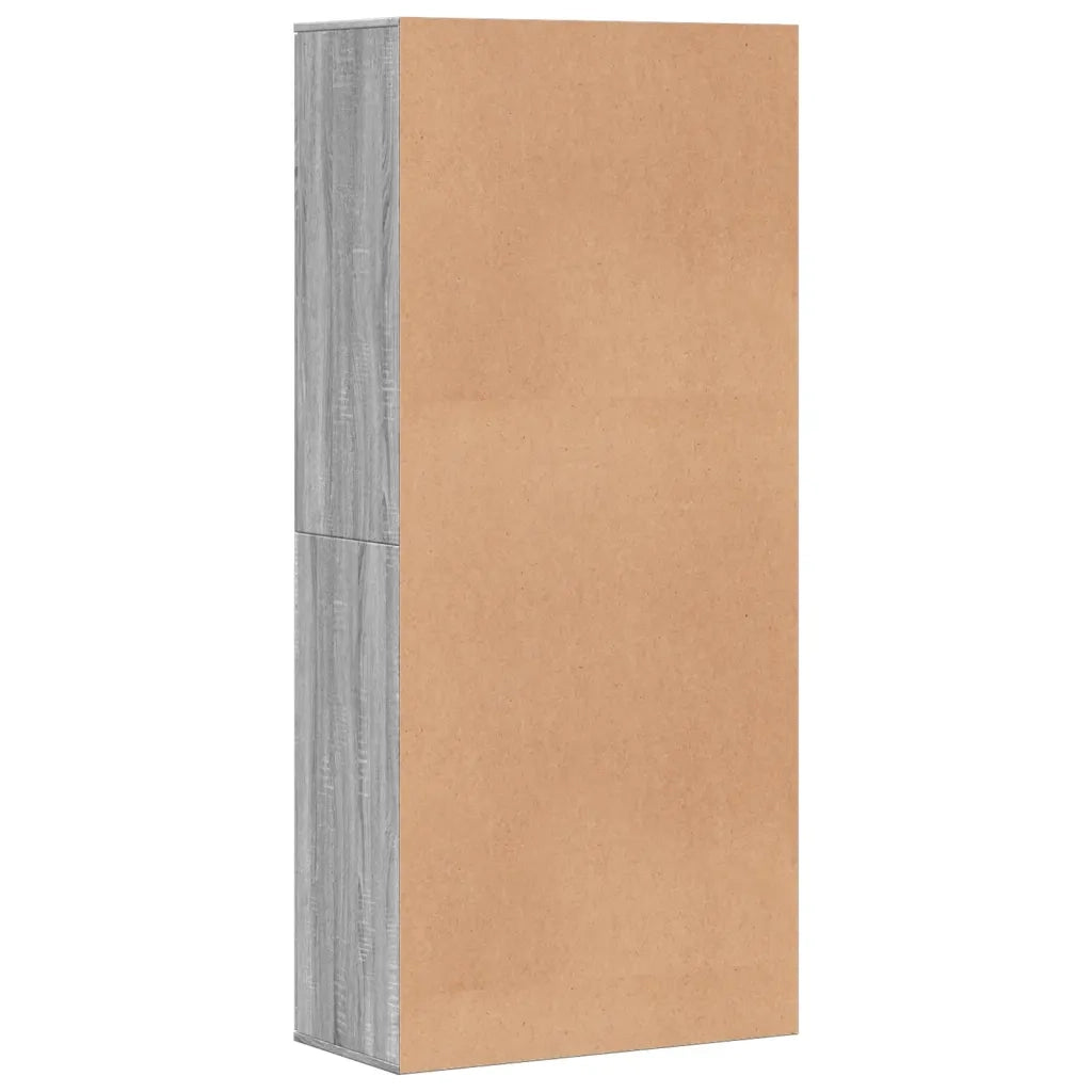 Scarpiera Grigio Sonoma 80x39x178 cm in Legno Multistrato 3276677