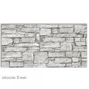 PIETRA CROATA - Paraschizzi da cucina in PVC flessibile - Misura 120x60cm spessore 3mm