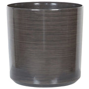 Vaso per piante in fibra grigia argilla 35 x ⌀ 35 cm per esterni interni per tutte le stagioni Glam