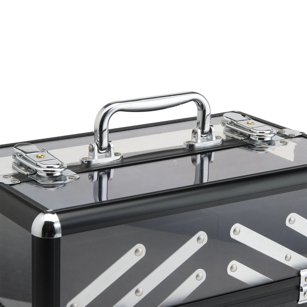 Valigetta per Estetista Make Up Trucchi 30x18,5x22 cm  Beauty Nero