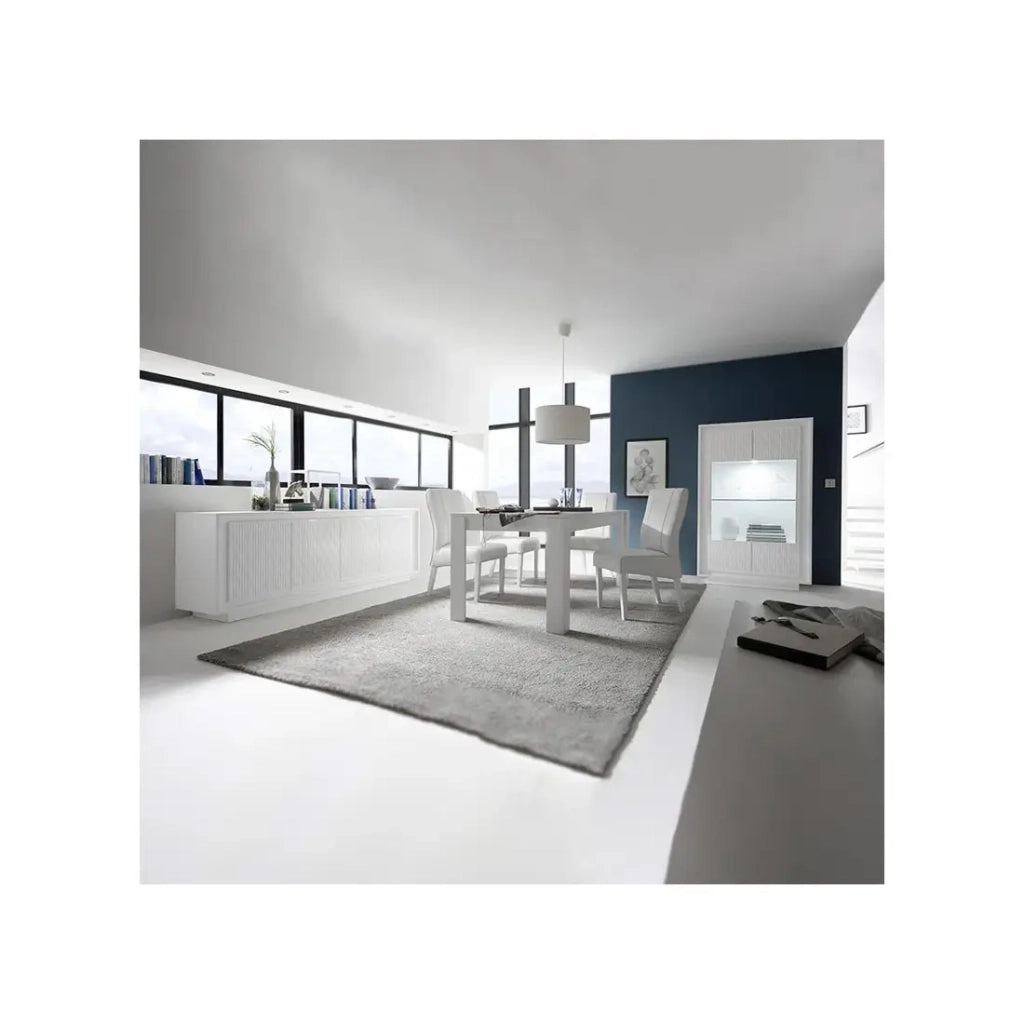 Tavolo allungabile 137x90, Collezione FALL, colore bianco lucido lacato
