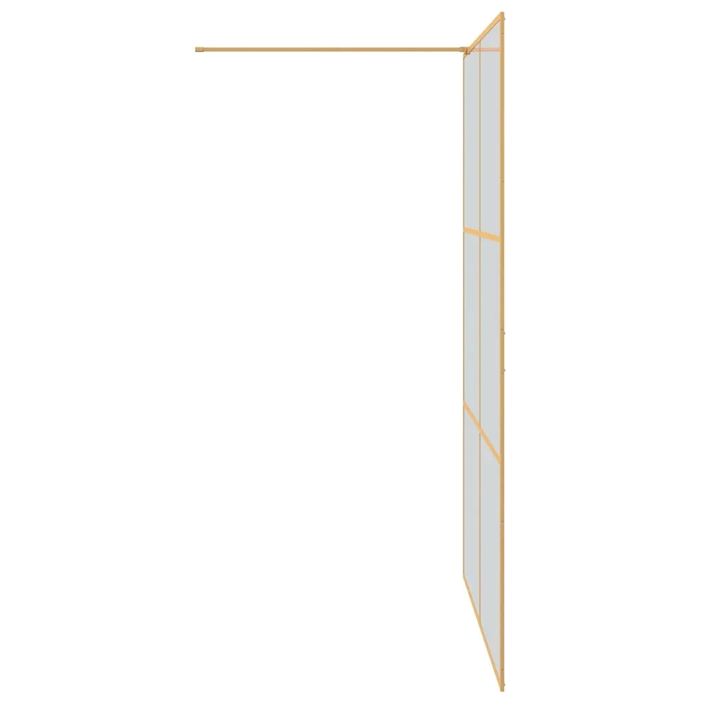 Parete Doccia Walk-in Oro 140 x 195 cm vetro temperato