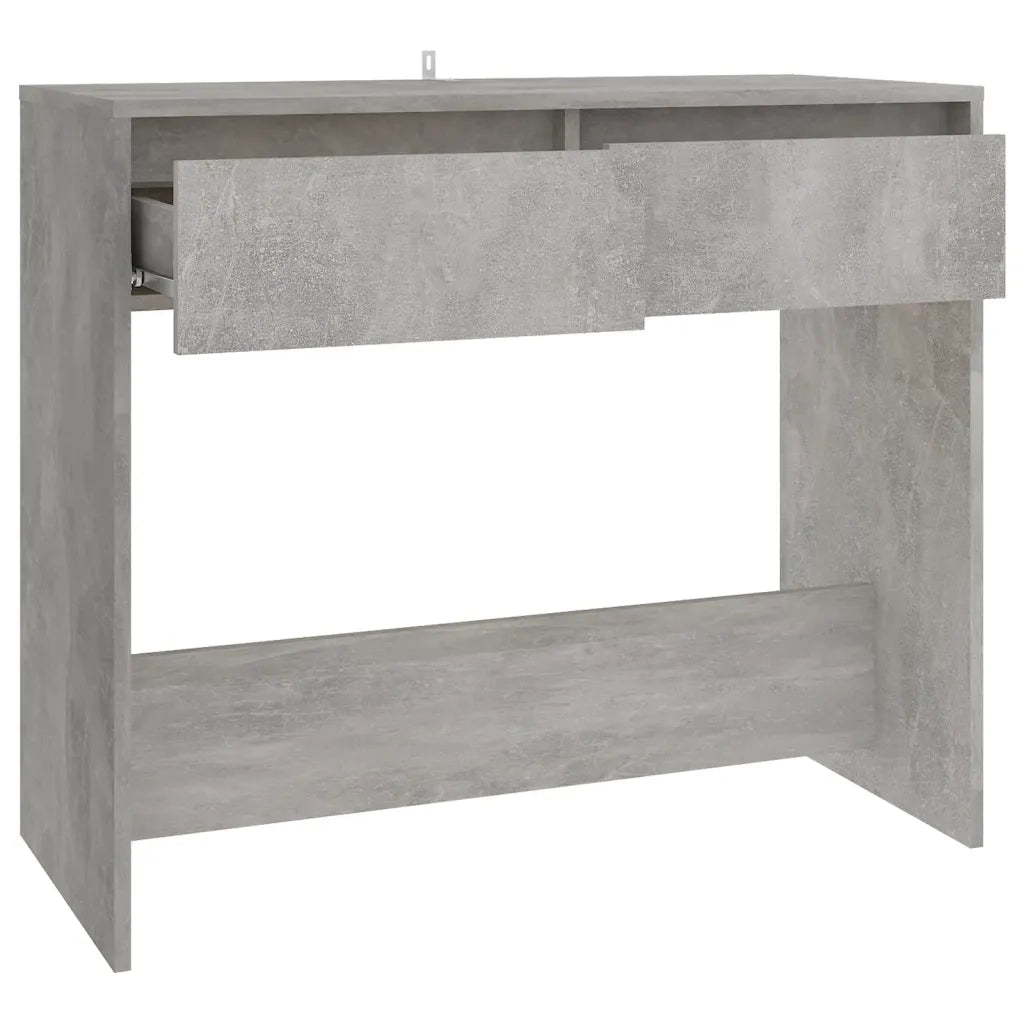 Tavolo Consolle | Tavolo d'Ingresso Grigio Cemento 89x41x76,5 cm in Acciaio