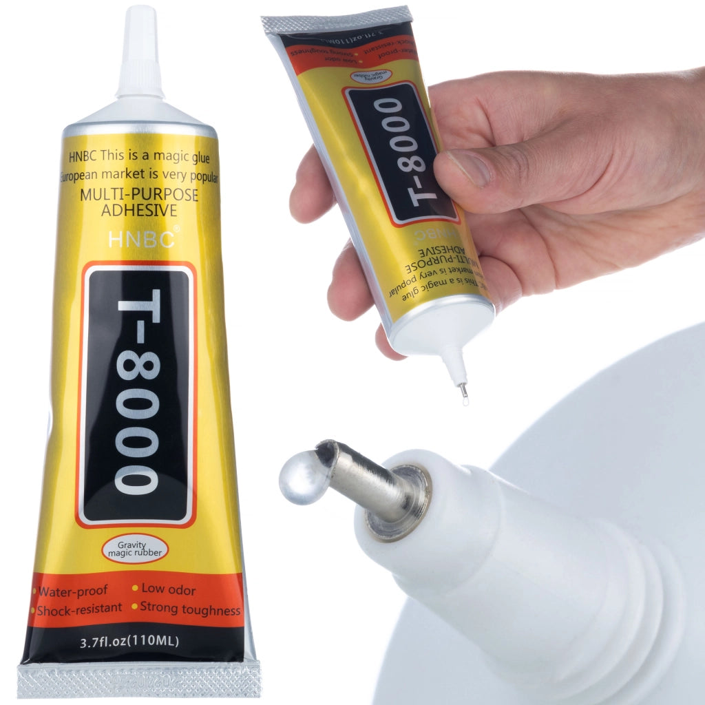 Colla Universale T-8000 110ml – Alta Qualità e Precisione | Multiuso: Ceramica, Plastica, Metallo, Legno, Carta, Vetro