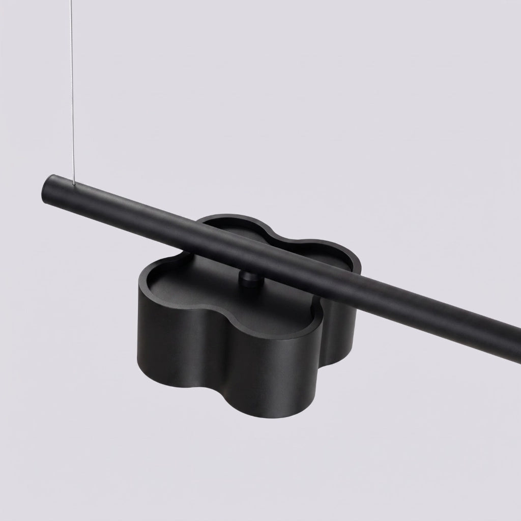 Lampadario OVIO 4 nero Gx53