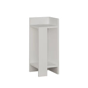 Comodino in legno "Elos Right" - 25 x 27 x 60 cm - Bianco