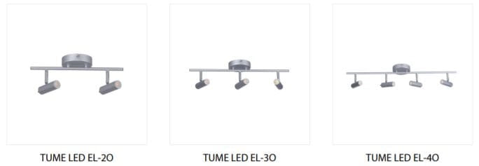 Kanlux TUME 24452 plafoniera LED 18W 3 luci grigia