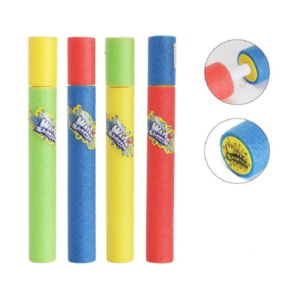 Trade Shop - Pistola Ad Acqua 25x4cm Tubo Sparatutto In Schiuma Gioco Estivo Spiaggia 605463 -