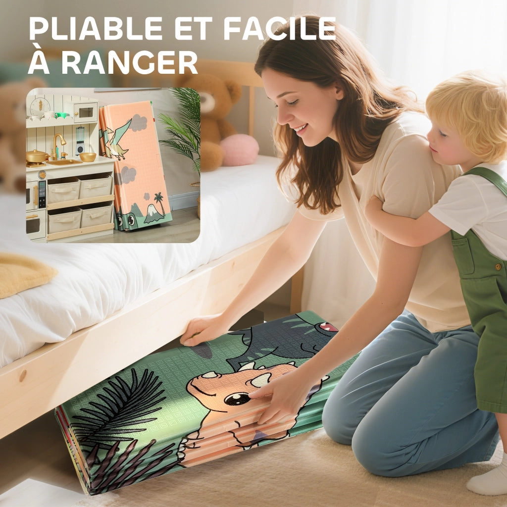 Tapis d'¨¦veil per bambini ¨C zephmum ¨C 196x176x1.5 cm multicolore