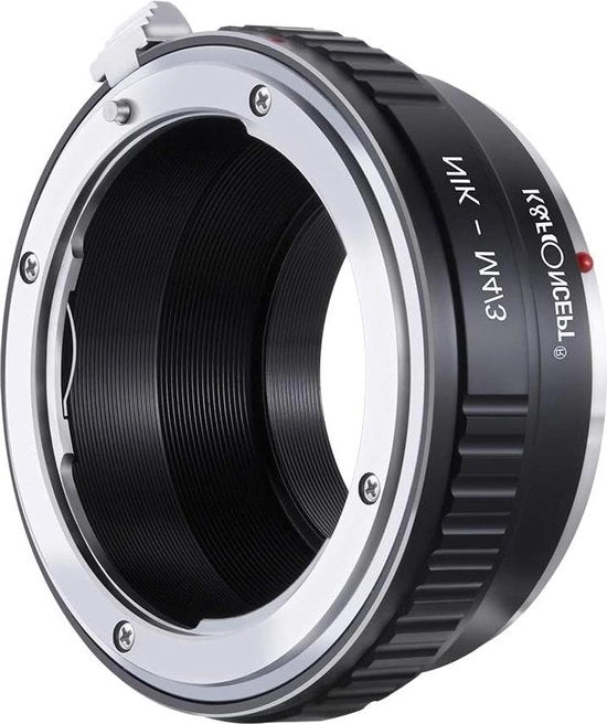 Adattatore di montatura per obiettivi M4-3 per fotocamere Nikon AI