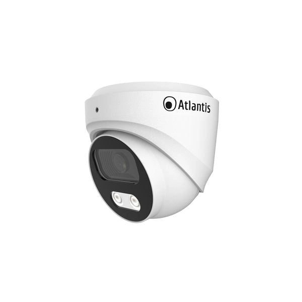 Videocamera atlantis ultraplex a11-u810a-dp ip poe dome 8mpx 3872x2180 20fps h.264/265 1/2.7 cmos 2x ir array led 10m outdoor