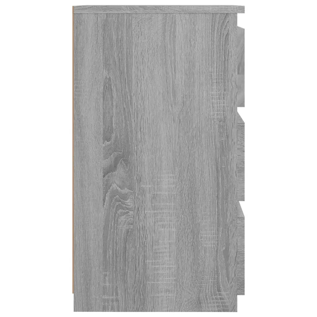Comodino | Armadio da Notte | Mobiletto da notte Grigio Sonoma 40x35x62,5 cm in Legno Multistrato