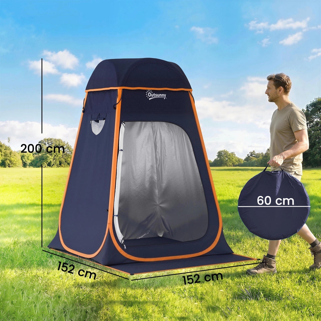 Tenda da campeggio pieghevole pop-up impermeabile con sacchetto ¨C zephmum ¨C blu scuro